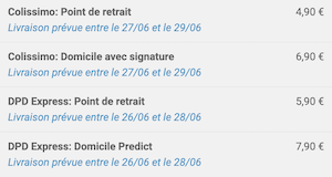 **information on dog accessories delivery time**